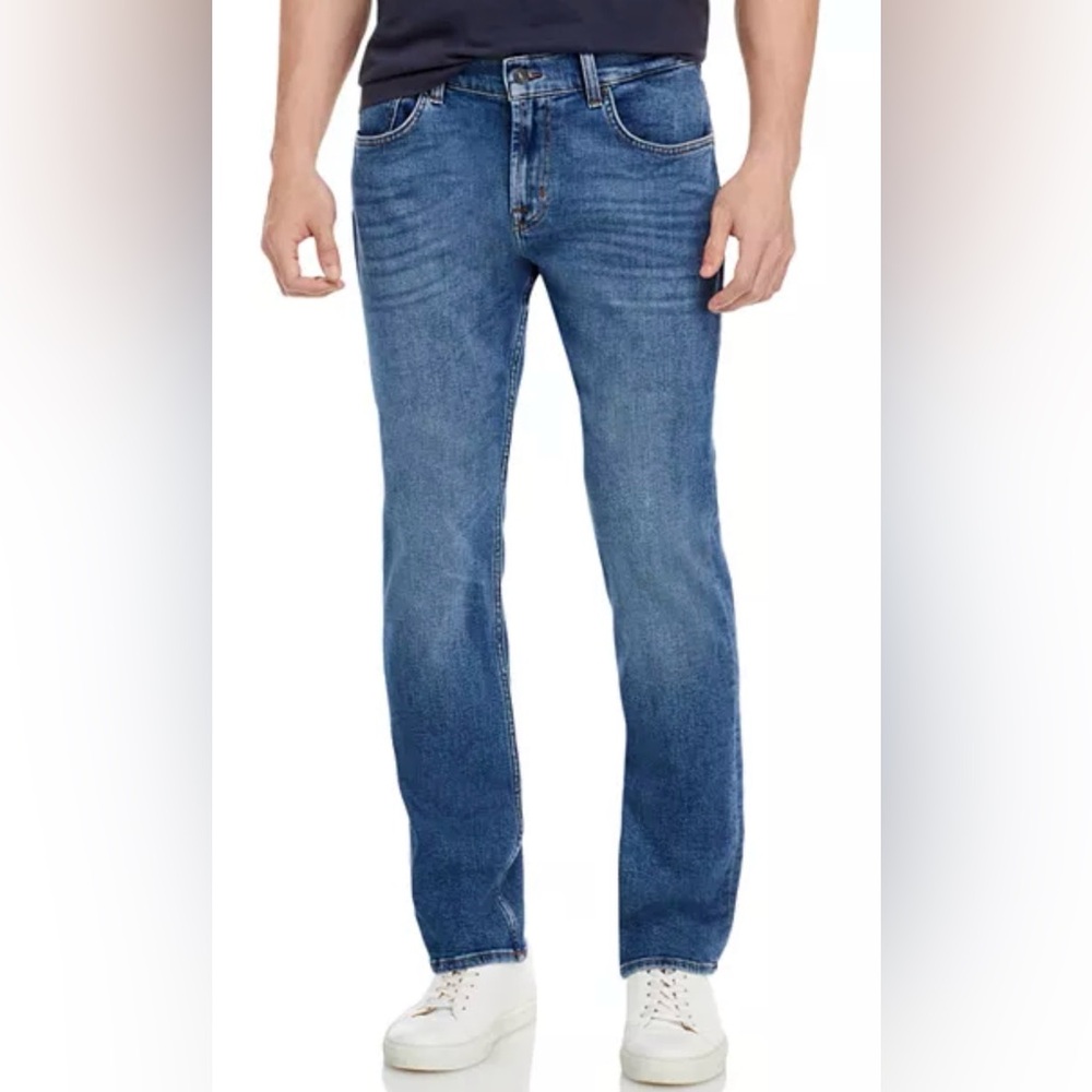 Men's 7 For‎ All Mankind Size 40 The Straight Luxe Performance Denim Jeans
